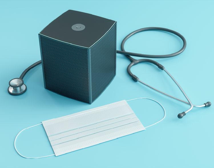Stethoscope with Smart Speaker