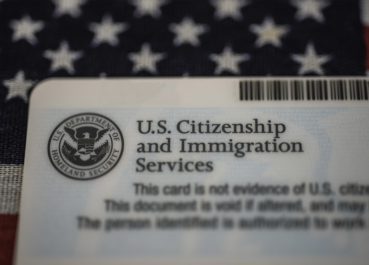 Image of USCIS employment authorization card.