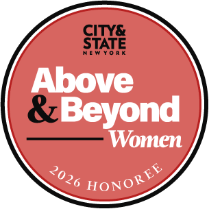 City and State NY - Above and Beyond, Women - Badge
