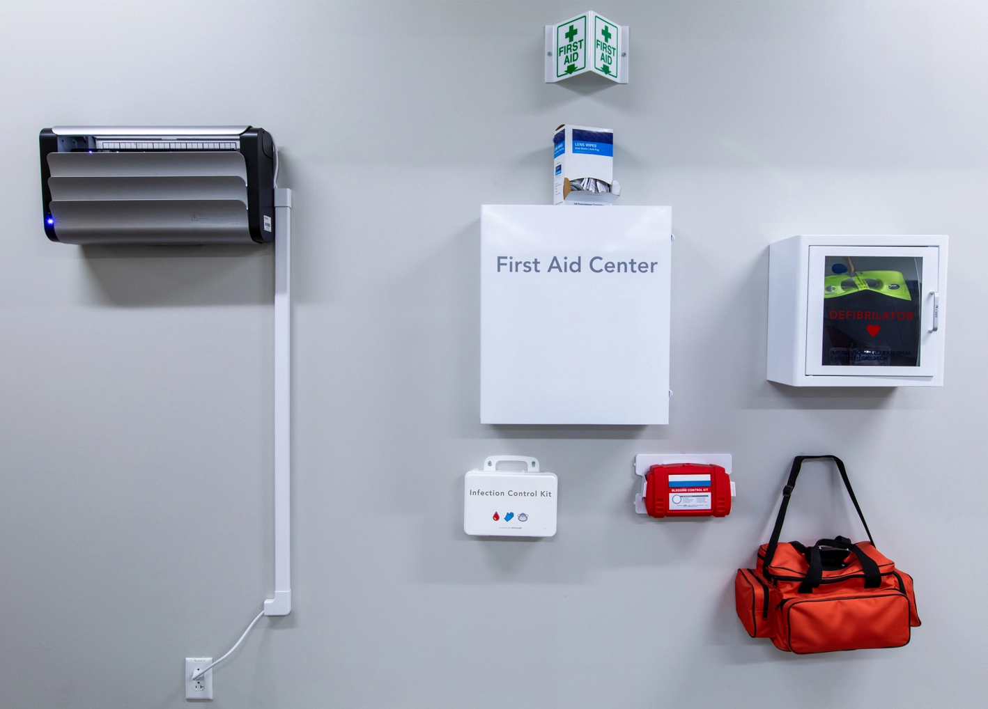 Office first aid center