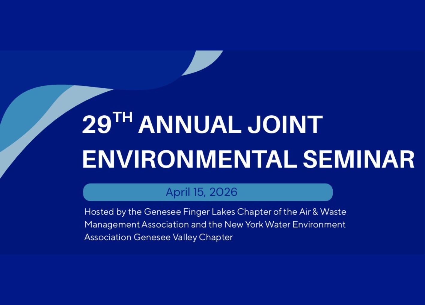 29th Annual Joint Environmental Seminar