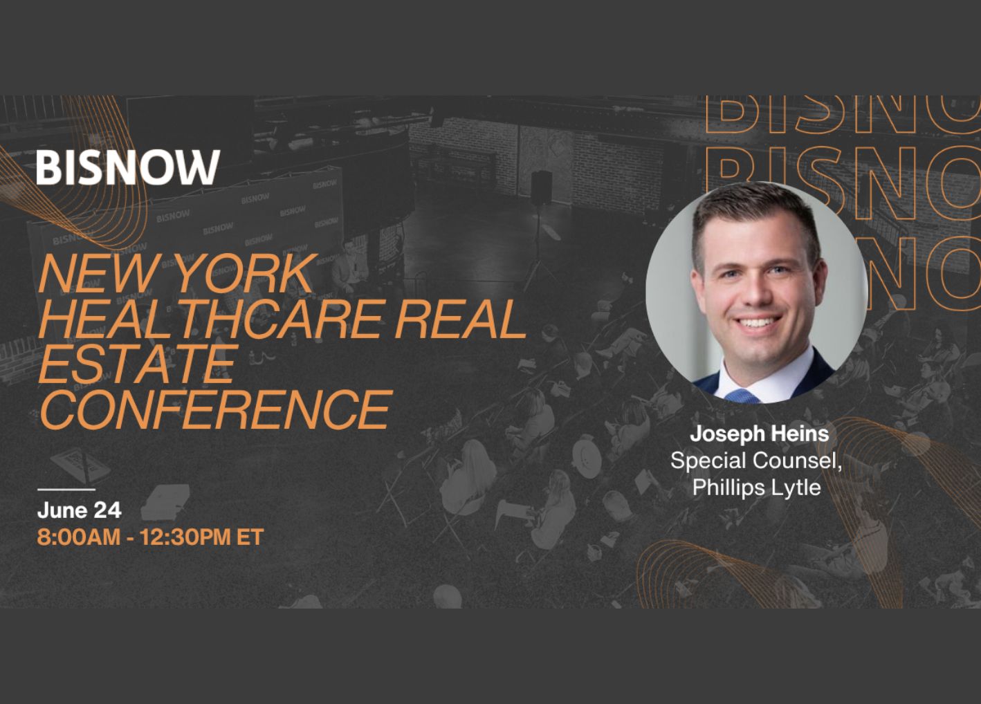 Bisnow New York Healthcare Real Estate Conference Joseph Heins