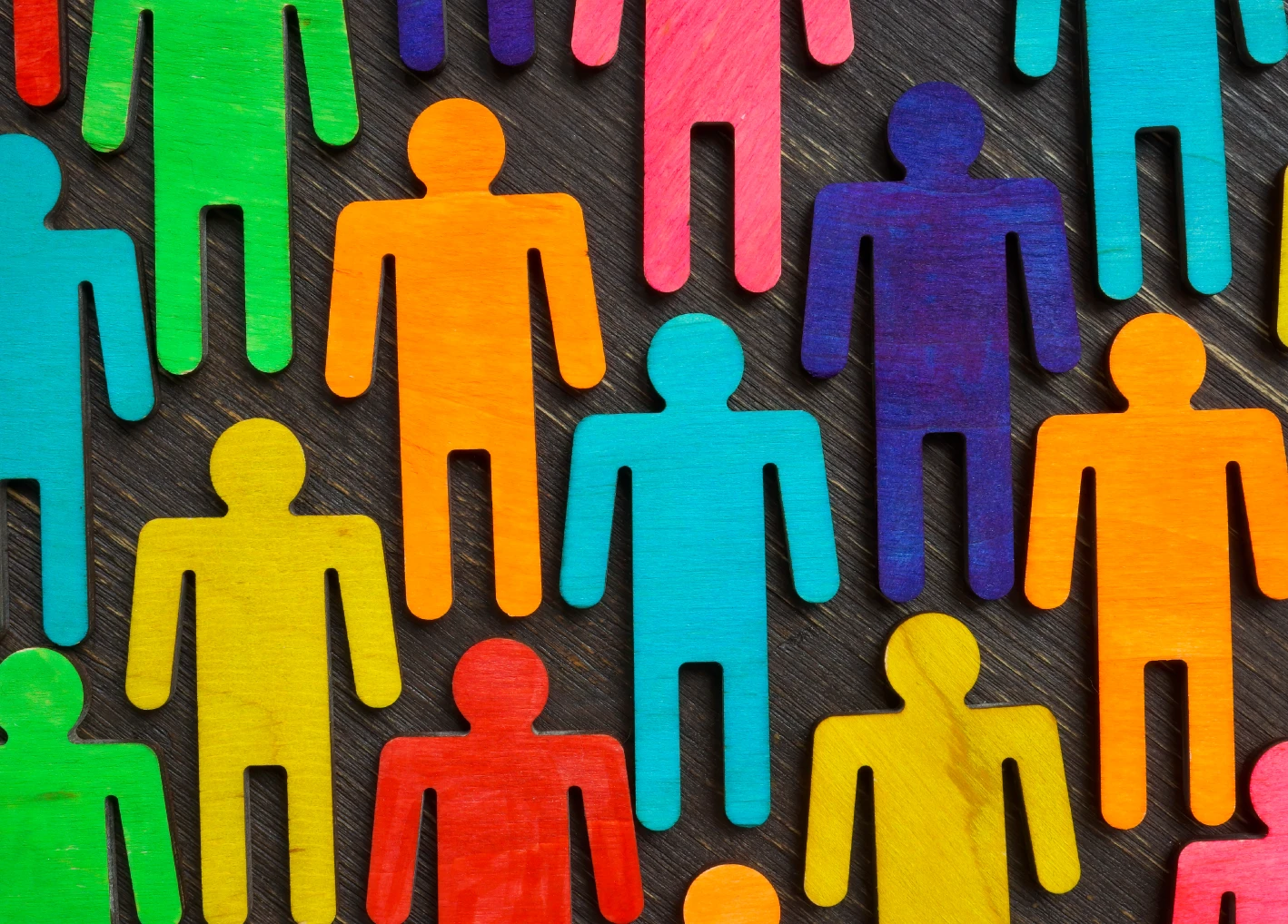 Figures with different colors