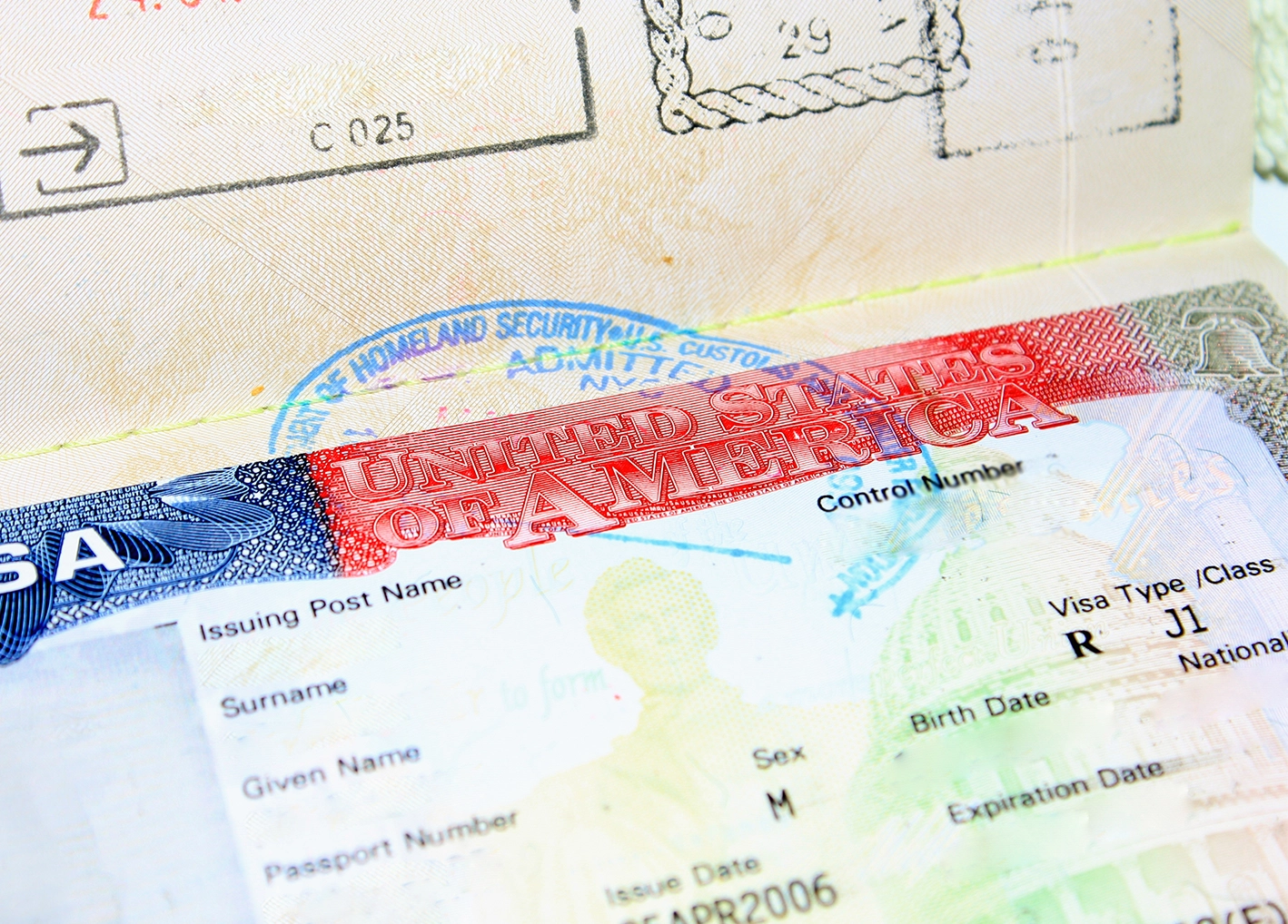 J1 Visa Document