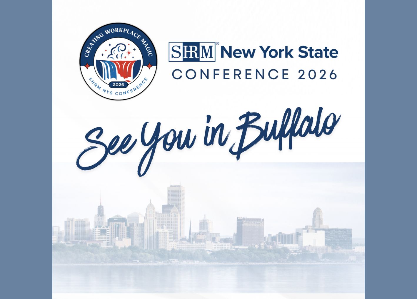 New York State SHRM Conference 2026 See you in Buffalo, Buffalo skyline